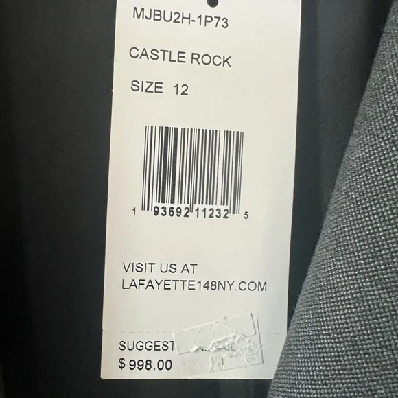 Lafayette 148 New York Gray Blazer - Picture 8 of 10